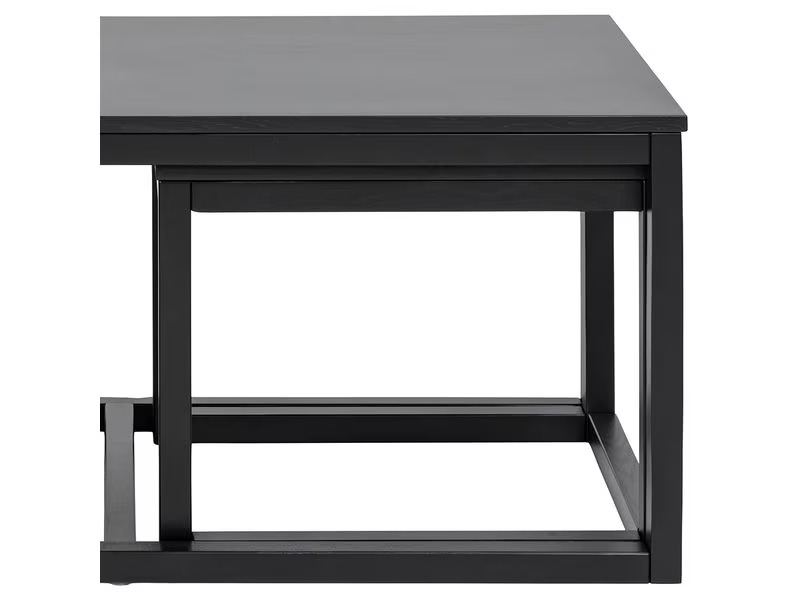 AC Design Couchtisch Cornus 3-er Set, Schwarz