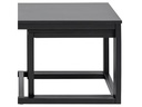 AC Design Couchtisch Cornus 3-er Set, Schwarz