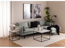 AC Design Couchtisch Barossa 60 x 60 x 45 cm, Schwarz/Weiss