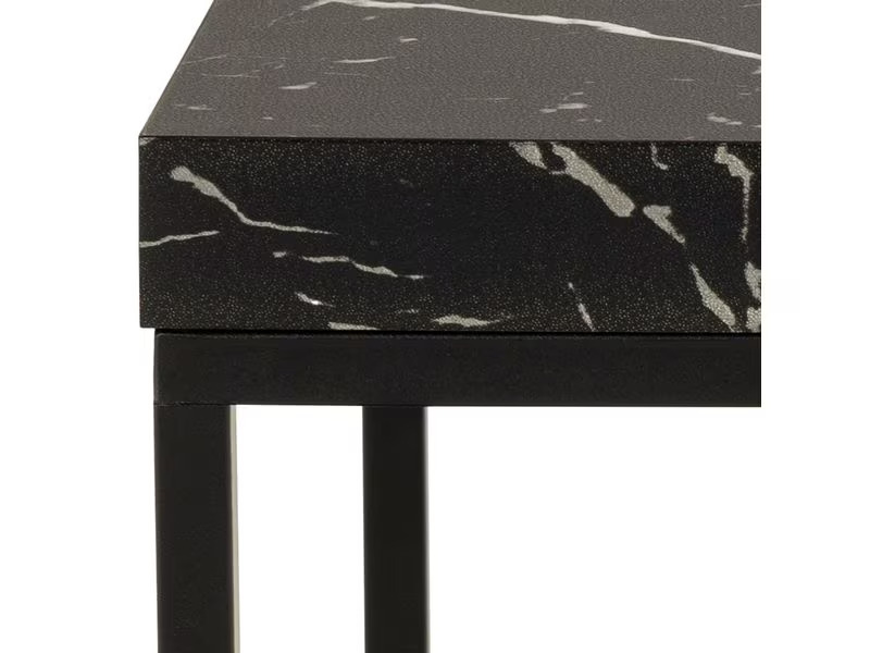 AC Design Couchtisch Barossa 40 x 40 x 45 cm, Schwarz