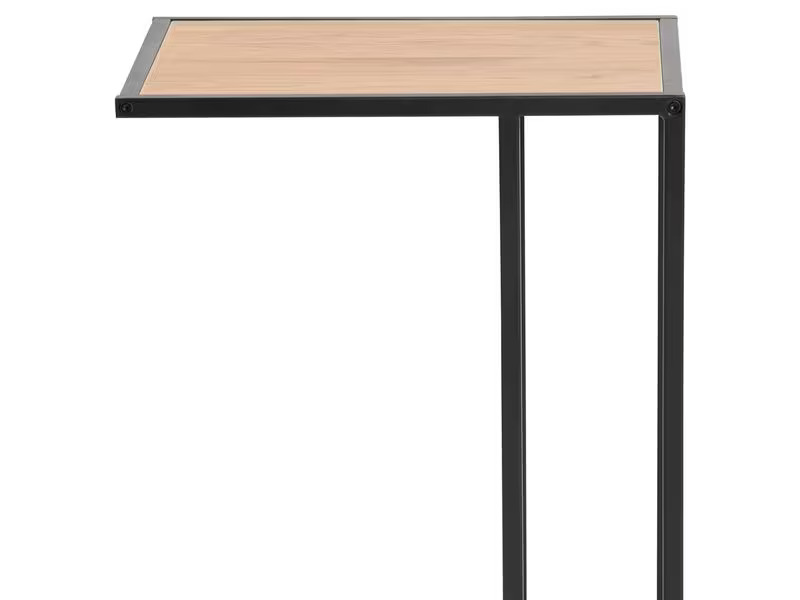 AC Design Beistelltisch Seaford Eiche/Schwarz