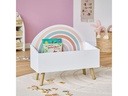 Zeller Present Kinder-Aufbewahrungstruhe Rainbow 58 x 28 x 52 cm