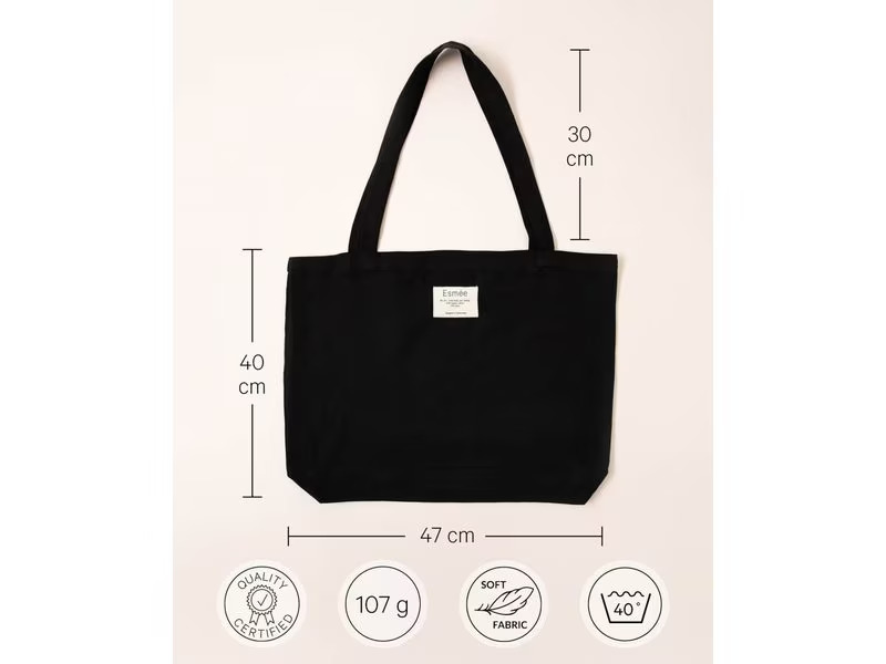 Esmée Tasche Lora Schwarz, 47 x 40 cm