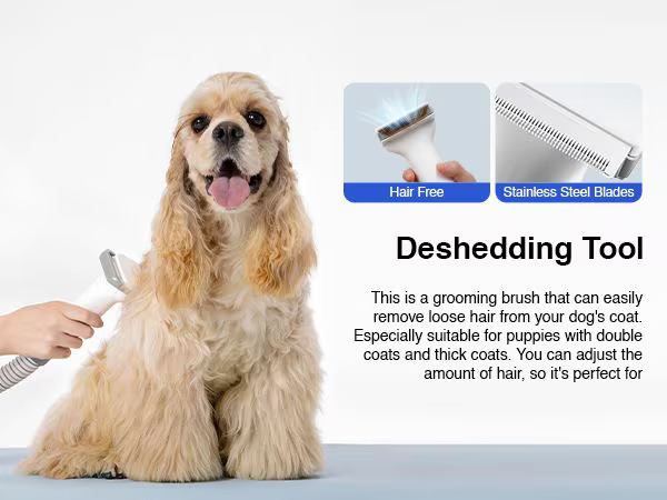 Neakasa P0 Pro Hundeschermaschine, 5in1 mit Staubsauger