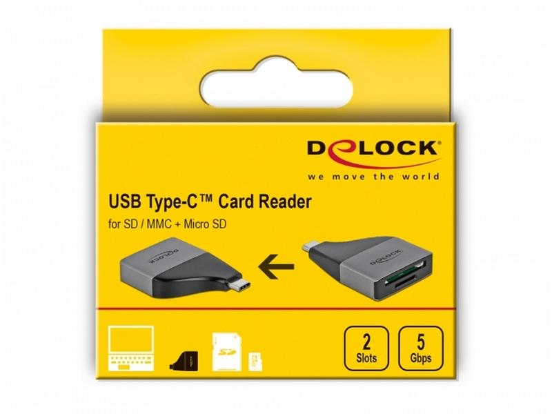 Delock Card Reader Extern 64117 USB Type-C