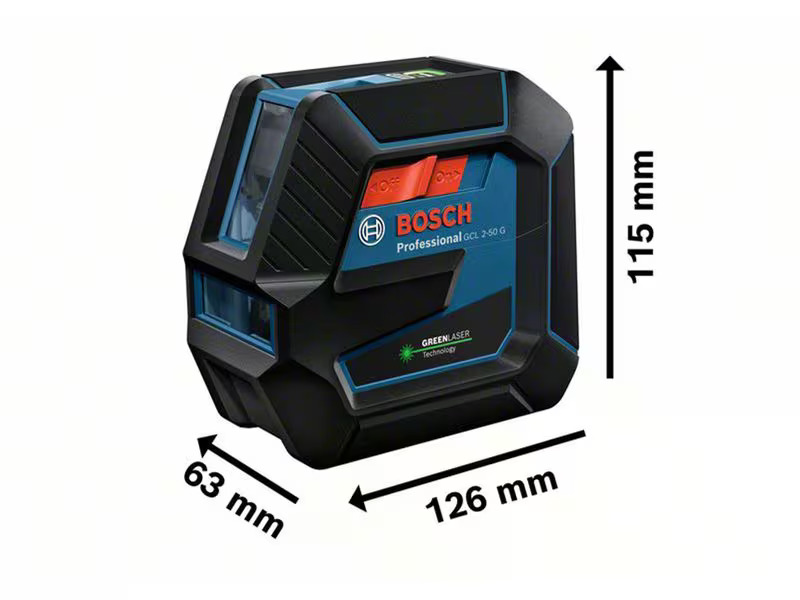 Bosch Professional Kombilaser mit Baustativ, GCL 2-50 G, 15 m