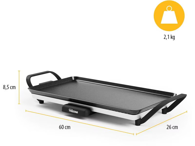Tristar Tischgrill Slim S BP-2667 2000 W