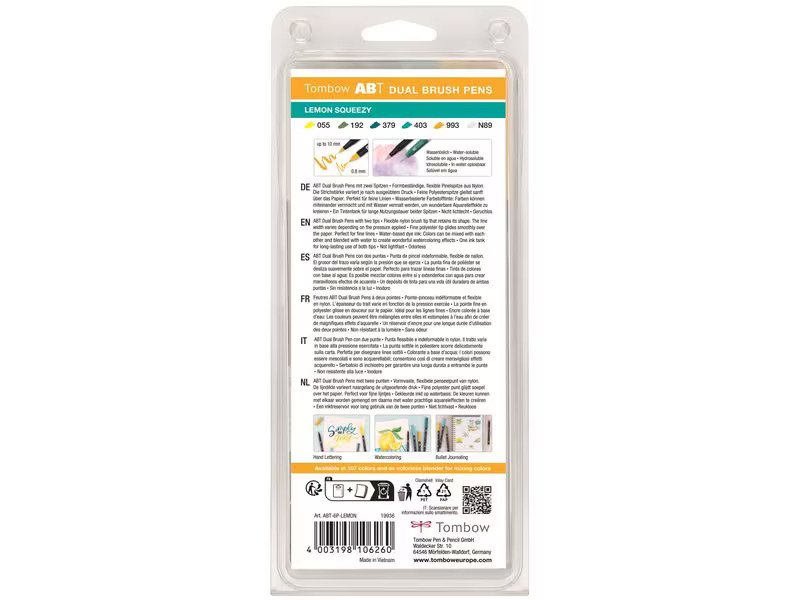 Tombow Brushpen Lemon Squeezy 6er-Set