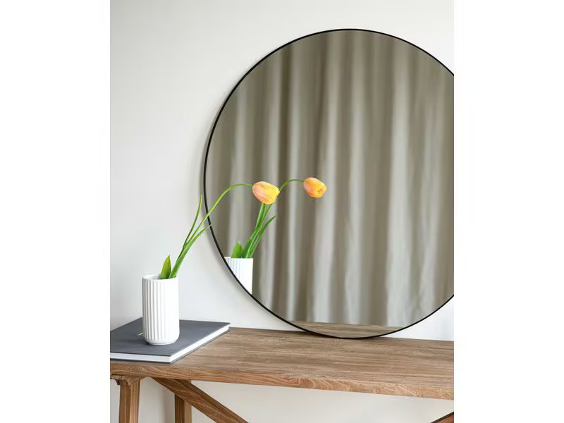 Esmée Spiegel Ø 76 cm, Schwarz