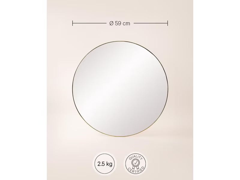 Esmée Spiegel Ø 59 cm, Gold