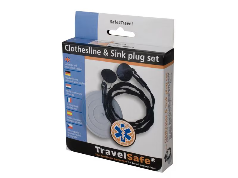 TravelSafe Wäscheleine Schwarz