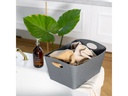 Koziol Aufbewahrungskorb Boxxx L, Grau, 15 l
