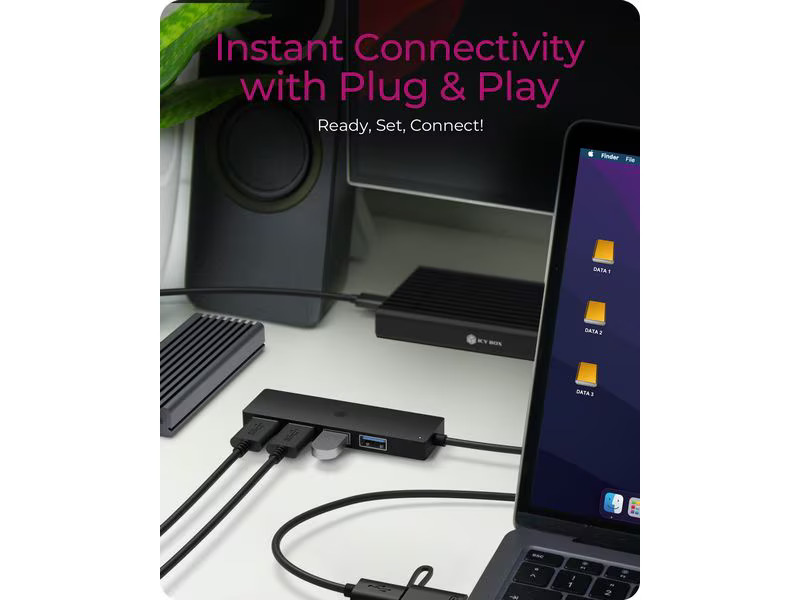 ICY BOX USB-Hub IB-HUB1424-C3 4-Port