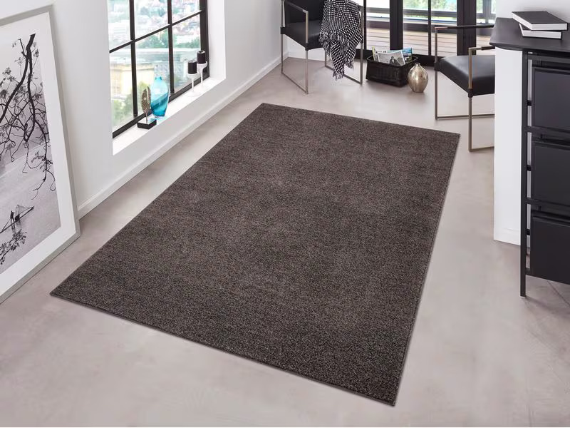 Hanse Home Teppich Pure 140 cm x 200 cm, Anthrazit