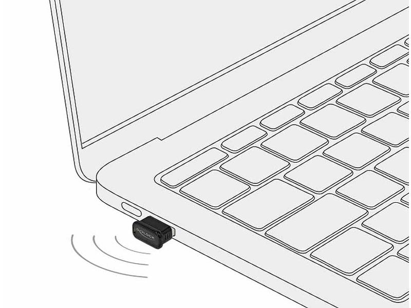 Delock USB-Bluetooth-Adapter 61004 V4.0, 7mm