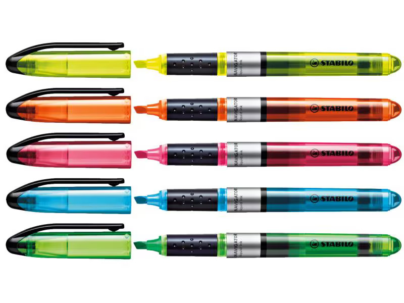 STABILO Textmarker Navigator Orange, 10 Stück