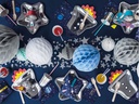 Partydeco Streudeko Kreise Silber