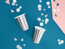 Partydeco Streudeko Kreise Silber