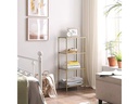 VASAGLE Regal 40 x 30 x 95 cm, Gold