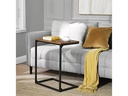 VASAGLE Beistelltisch 55 x 35 x 66 cm, Braun/Schwarz