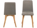 AC Design Stuhl Arosa 2 Stück, Hellgrau
