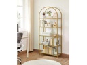 VASAGLE Regal 30.2 x 83 x 1 cm, Gold