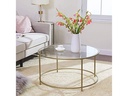 VASAGLE Couchtisch 84 x 45.5 cm, Gold