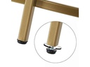 VASAGLE Couchtisch 84 x 45.5 cm, Gold