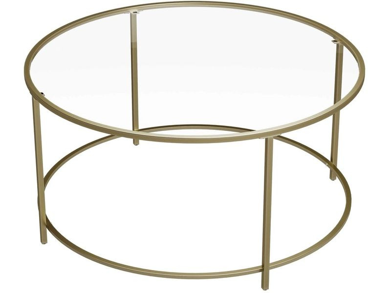 VASAGLE Couchtisch 84 x 45.5 cm, Gold
