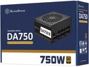 SilverStone Netzteil DA750 Gold 750 W