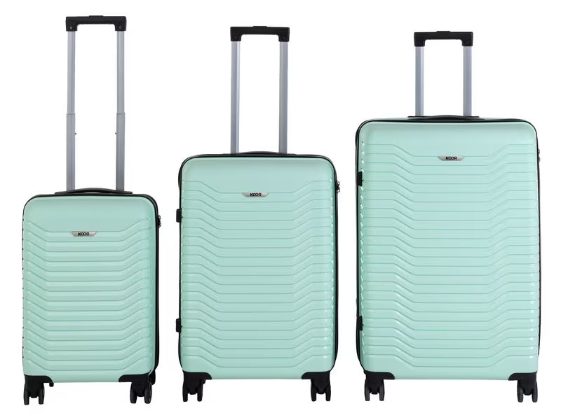 KOOR Reisekofferset Manila 3-teilig, Mint