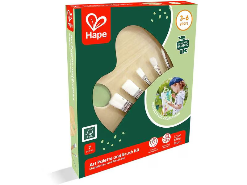 Hape Malpaletten- und Pinsel-Set