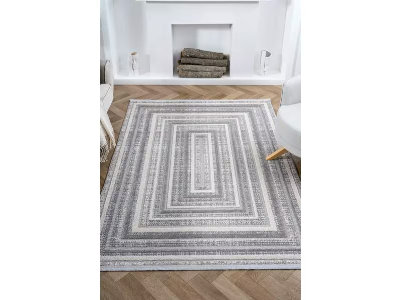 Conceptum Hypnose Teppich Value 9904 140 cm x 200 cm, Grau