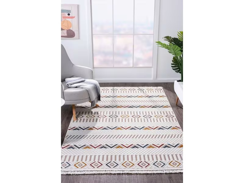 Conceptum Hypnose Teppich Sosa 9003 100 cm x 200 cm, Weiss