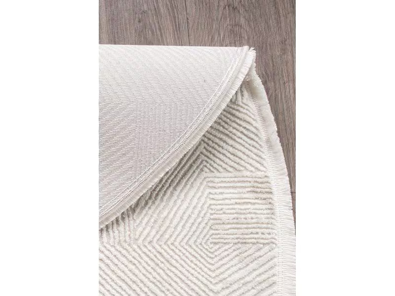 Conceptum Hypnose Teppich Leo 2969 Ø 120 cm, Beige