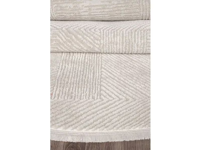Conceptum Hypnose Teppich Leo 2969 Ø 120 cm, Beige