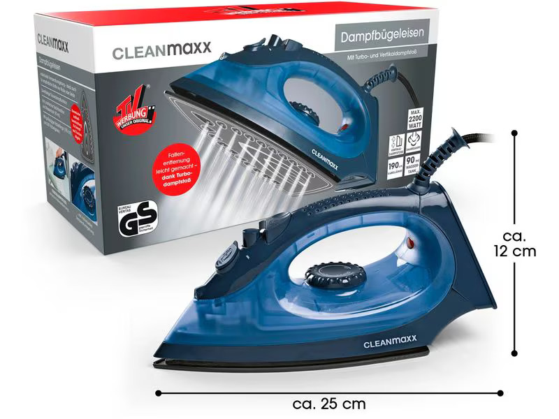 CLEANmaxx Dampfbügeleisen CLEAN edition