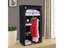 Songmics Regal mit Rolltür 88 x 45 x 170 cm, Schwarz
