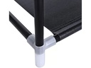 Songmics Regal mit Rolltür 88 x 45 x 170 cm, Schwarz