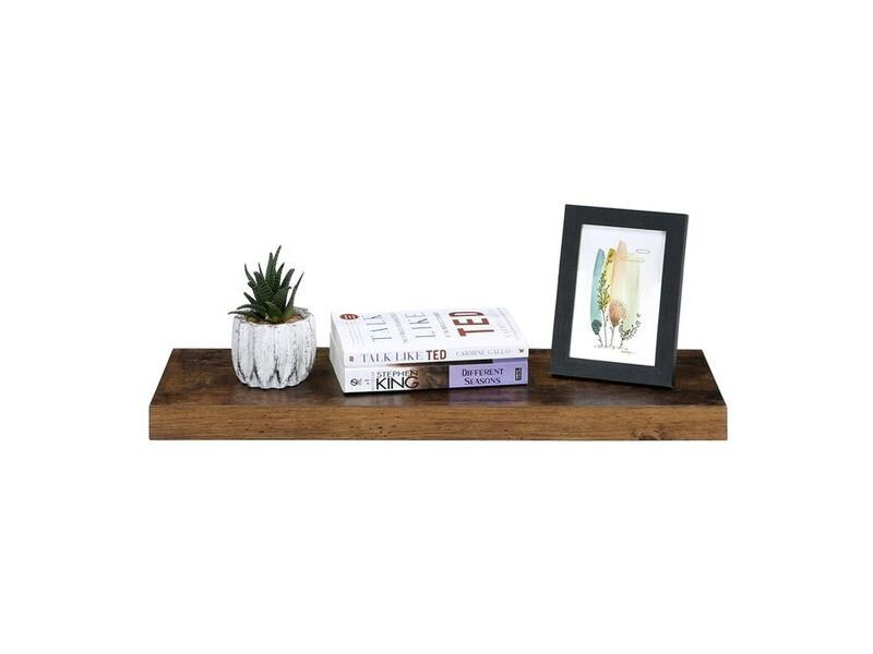 VASAGLE Wandregal Ledge, 60 cm, Holz