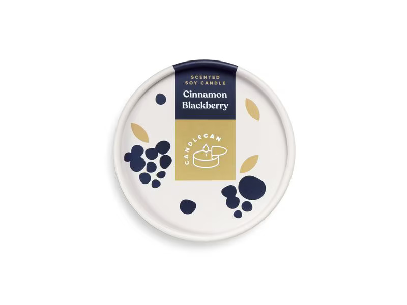 Mandatus Duftkerze Cinnamon Blackberry Candle Can
