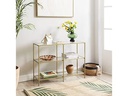 VASAGLE Konsolentisch 100 x 30 x 73 cm, Gold