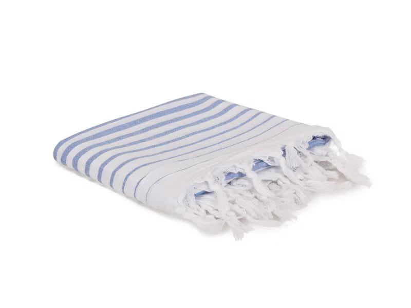 Foutastic Strandtuch Golge Blau; Weiss