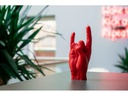 Mandatus Kerze You Rock Candle Hand, Rot