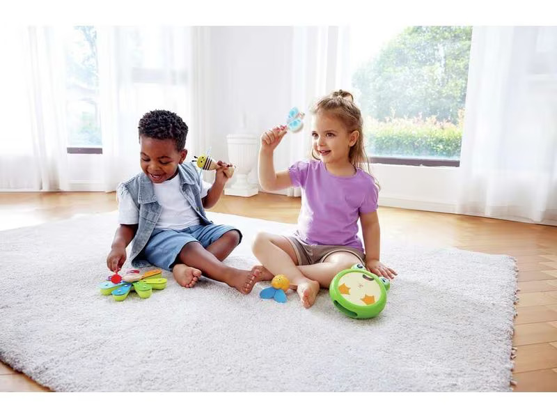 Hape Musikspielzeug Rhythmus-Kit Natur