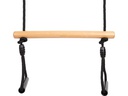 small foot Trapezschaukel mit Turnringen «Black Line»