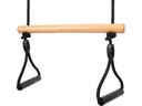 small foot Trapezschaukel mit Turnringen «Black Line»