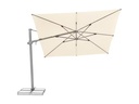 Suncomfort by Glatz Sonnenschirm Varioflex Solar LED, 300 x 300 cm, Hellbeige