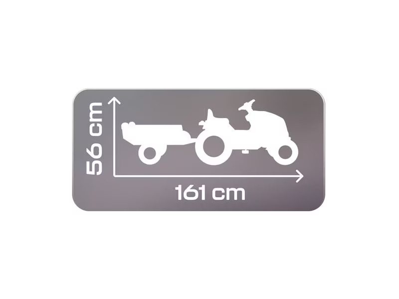 Smoby Traktor Stronger XXL mit Anhänger