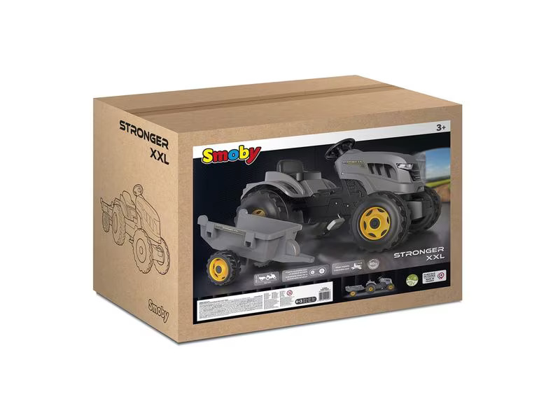 Smoby Traktor Stronger XXL mit Anhänger
